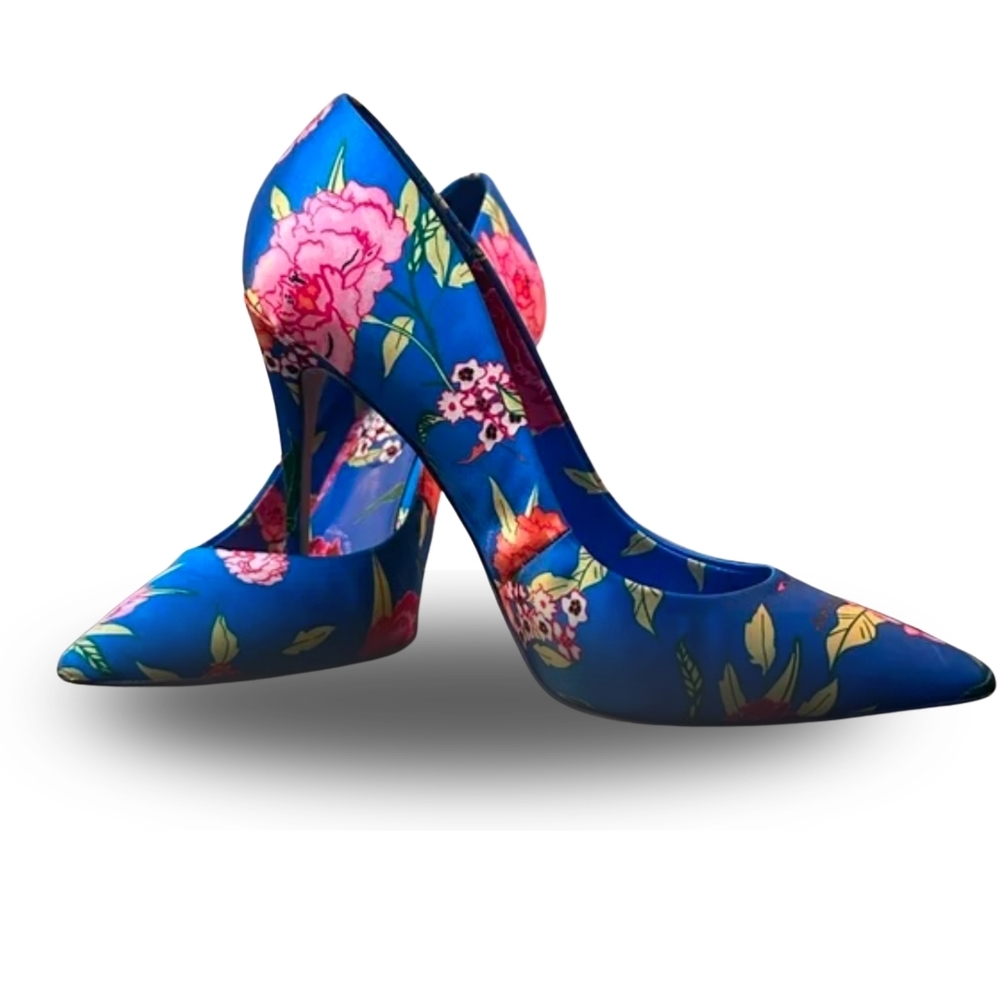 Vintage ALDO Floral Pointed-Toe Heels | Discontinued Xtra 41% Off•Collector•New